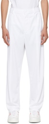Valentino White 'VLTN' Tag Trousers