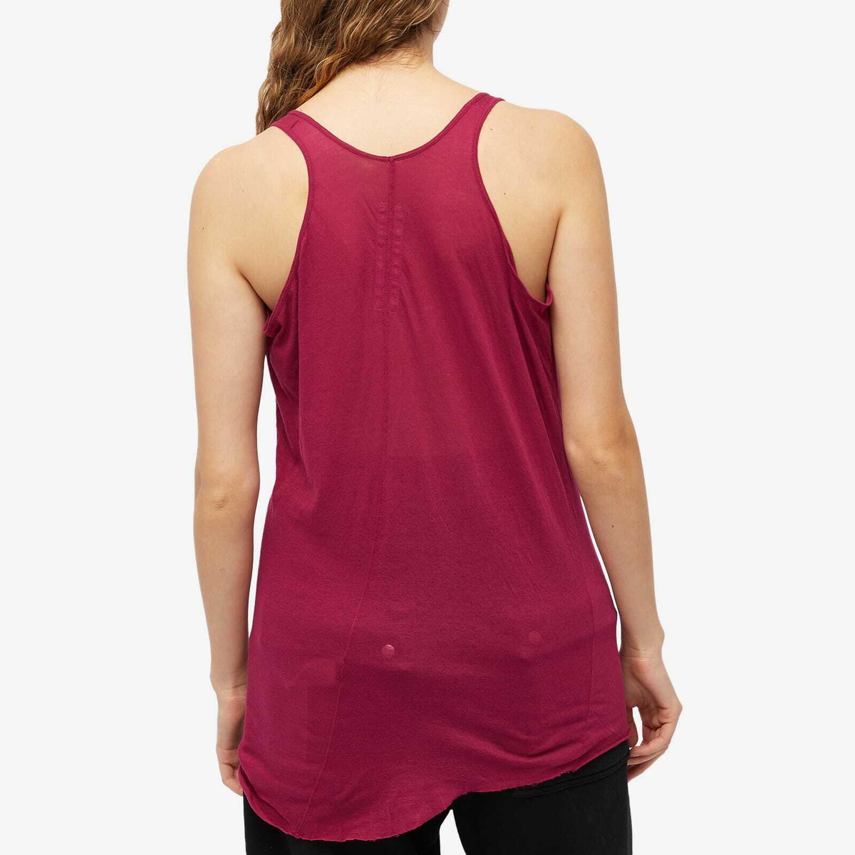 Rick Owens Women's Loose Tank Top in Fuchsia Rick Owens