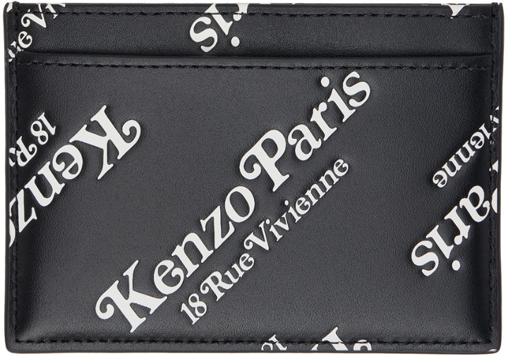 Photo: Kenzo Black Kenzo Paris 'Kenzogram' Card Holder