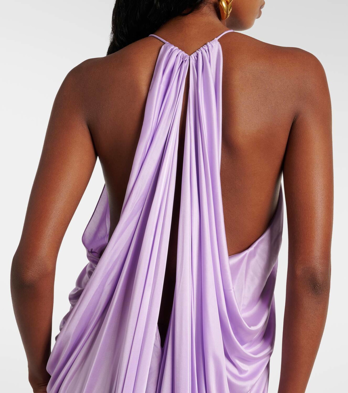 Tom Ford Draped halterneck jersey gown TOM FORD