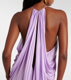 Tom Ford Draped halterneck jersey gown