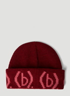 Knit (B).eanie Hat in Red