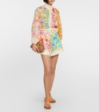 Zimmermann Floral ramie blouse