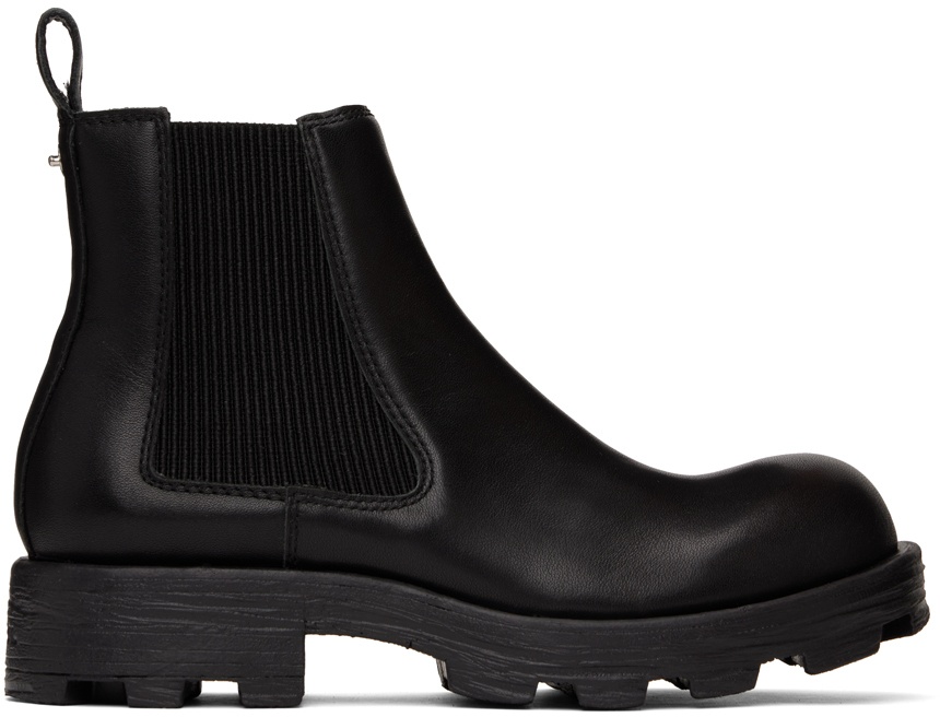 Photo: Diesel Black D-Hammer Lch Chelsea Boots