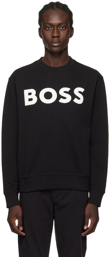 Photo: BOSS Black Bonded Sweatshirt