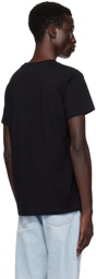 Balmain Black 'Balmain Signature' Print T-Shirt