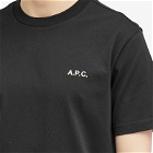 A.P.C. Men's Nolan Back Print T-Shirt in Black