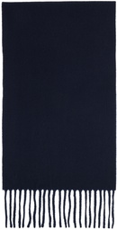 Acne Studios Navy Skinny Scarf