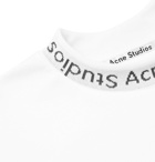 Acne Studios - Navid Logo-Print Stretch-Jersey T-Shirt - White