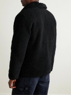 Yves Salomon - Reversible Leather-Trimmed Shearling and Shell Jacket - Black