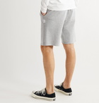 Reigning Champ - Wide-Leg Mélange Loopback Pima Cotton-Jersey Drawstring Shorts - Gray