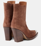Paris Texas Dallas 100 embellished suede ankle boots