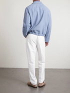 Brunello Cucinelli - Suede Blouson Jacket - Blue