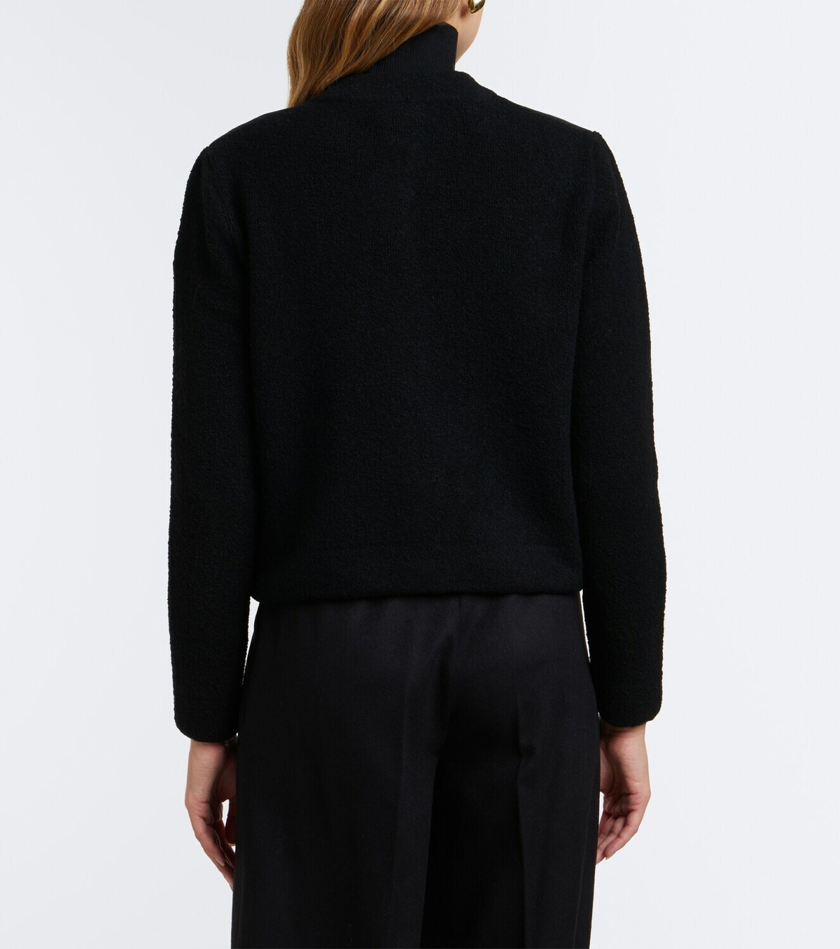 Moncler Down-paneled wool-blend cardigan