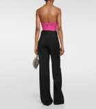 Area Crystal-embellished bustier
