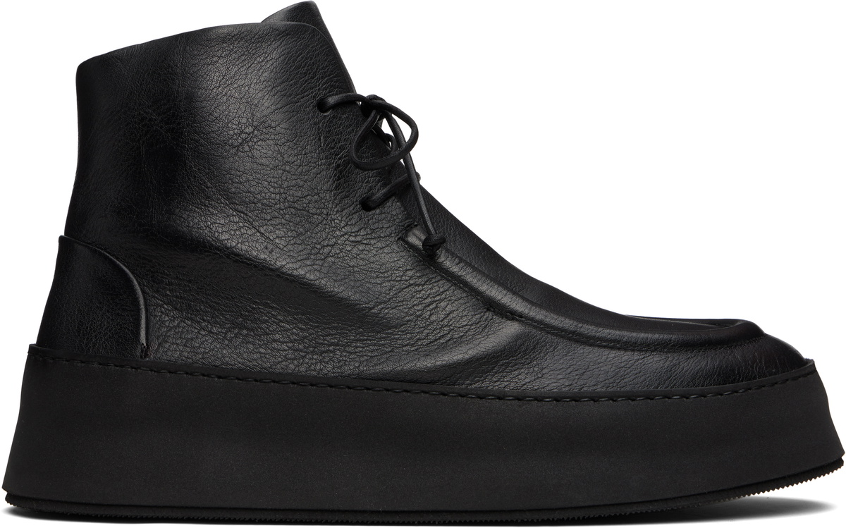Marsèll Black Cassapana Ankle Boots