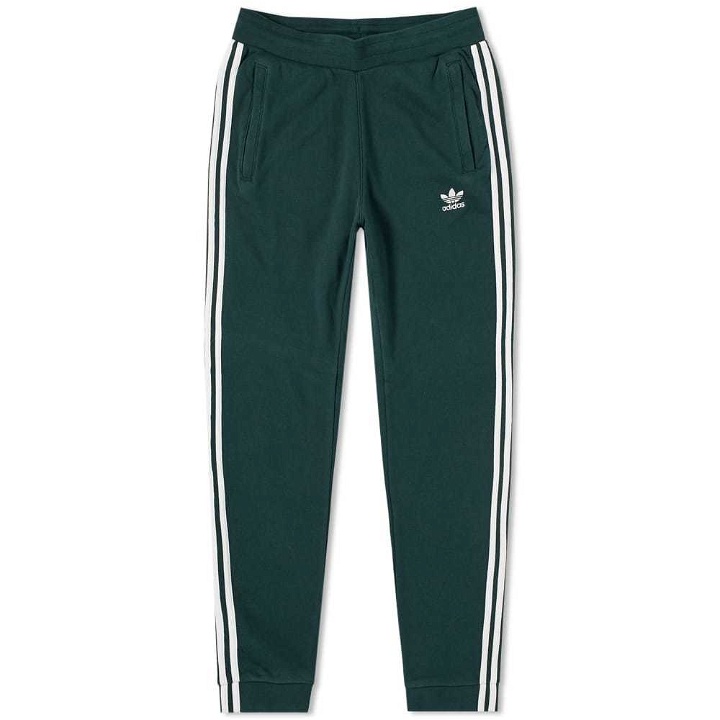 Photo: Adidas 3 Stripe Sweat Pant Green
