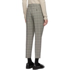 AMI Alexandre Mattiussi Black and Off-White Prince Of Wales Trousers