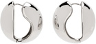 Coperni Silver Logo Earrings