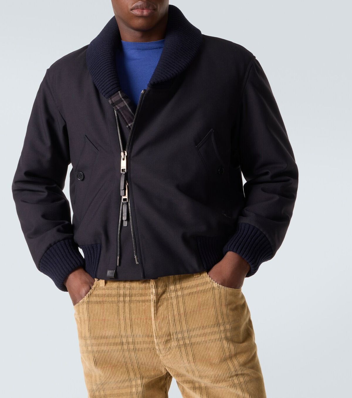 Burberry Wool-blend bomber jacket