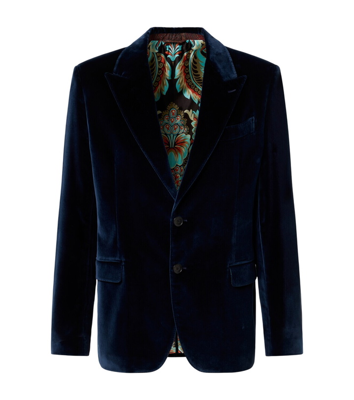 Photo: Etro Cotton velvet blazer