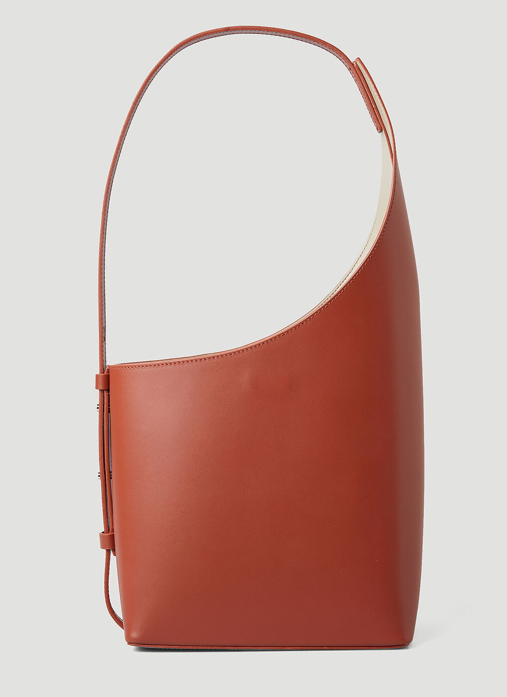Demi lune smooth leather shoulder bag - Aesther Ekme - Women