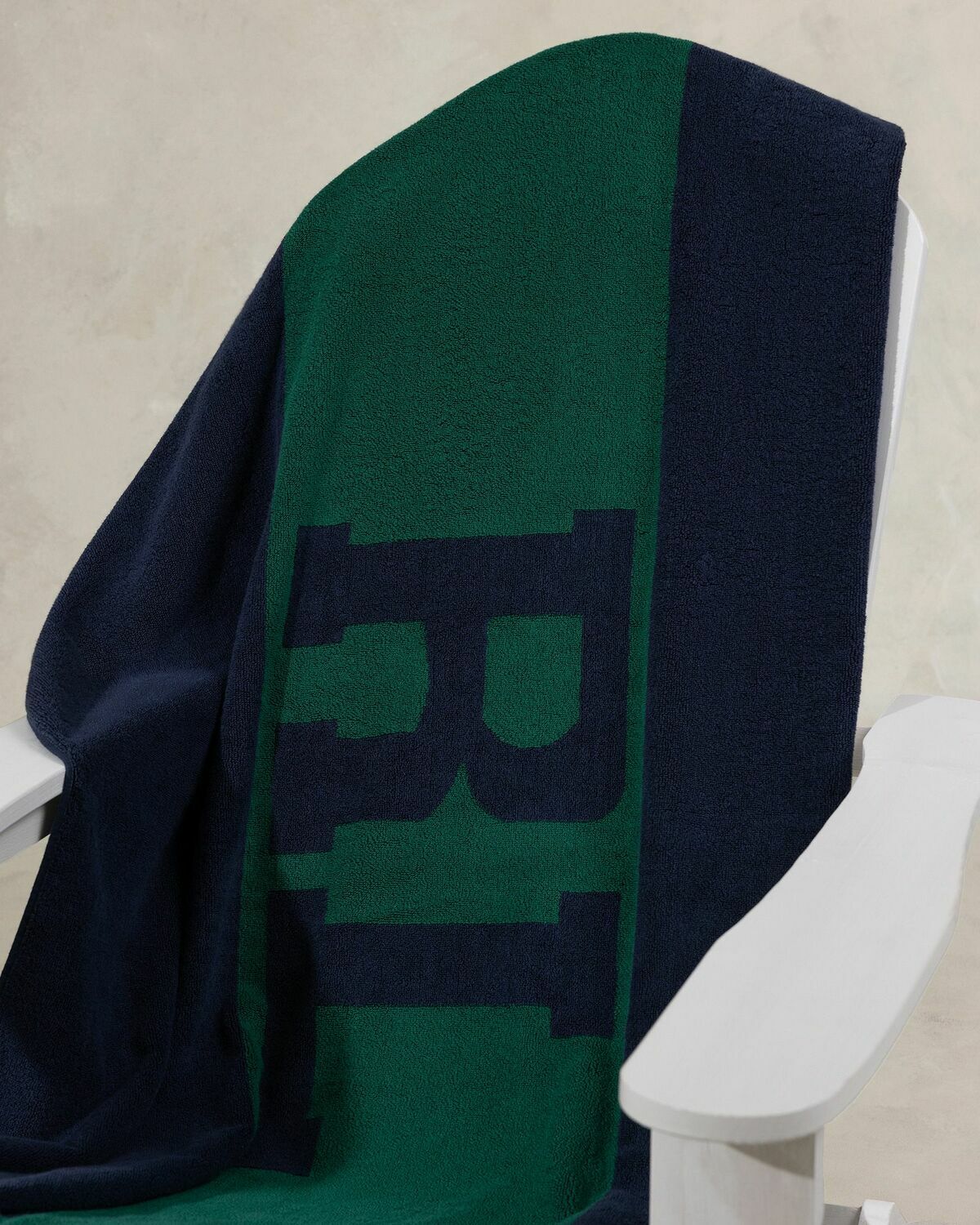 Polo Ralph Lauren Rl Signature Beach Towel 90 Cm X 170 Cm Green Bathing