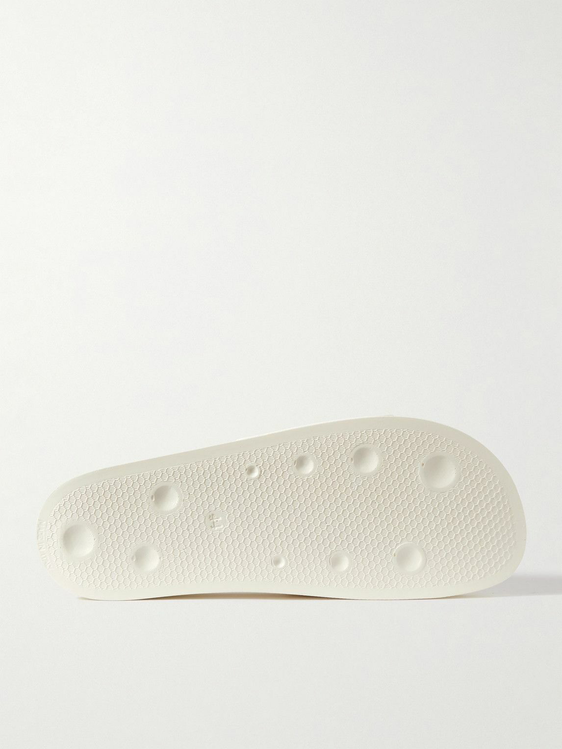 Palm Angels - Logo-Embossed Rubber Slides - White Palm Angels