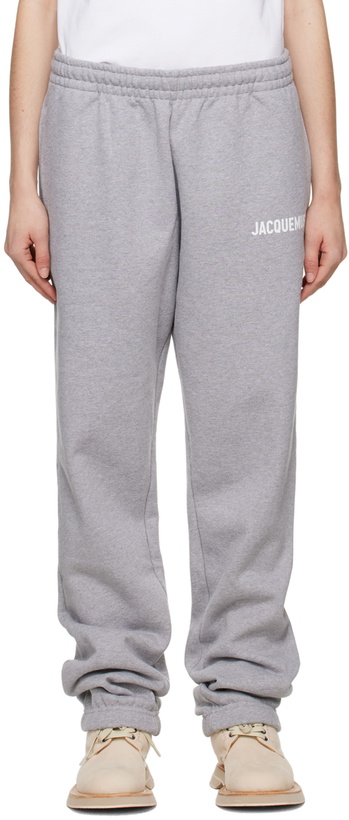 Photo: Jacquemus Gray 'Le Jogging Jacquemus' Lounge Pants
