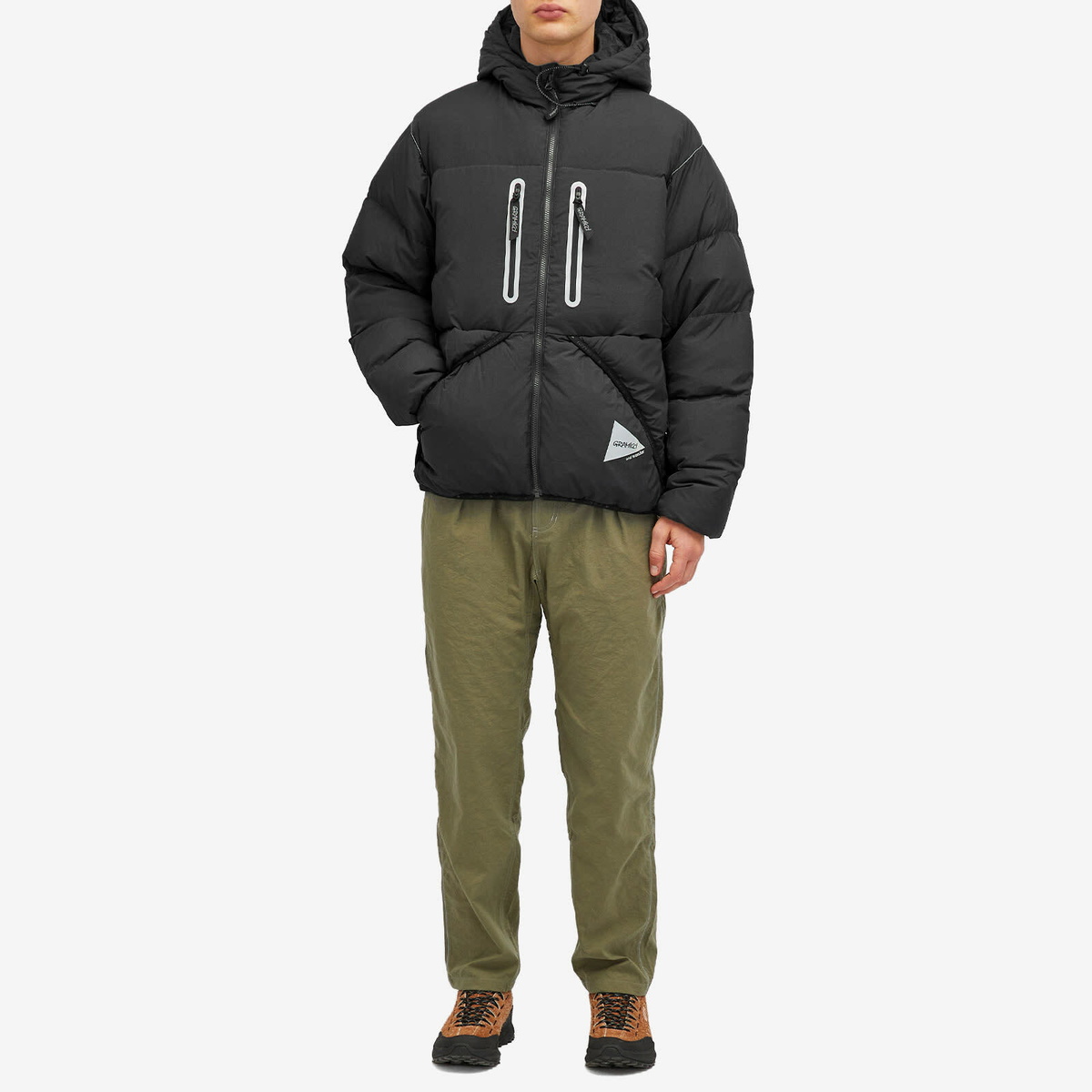 Gramicci Men's x and wander Down Jacket in Black Gramicci Gramicci Men's x and wander Down Jacket in Black Gramicci