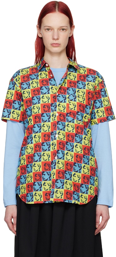 Photo: Comme des Garçons Shirt Multicolor Andy Warhol Shirt