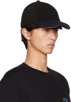 Paul Smith Black Signature Stripe Cap