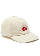 Spence Super Dad Logo-embroidered Cotton cap - White - One Size
