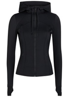 Tala Skinluxe Hooded Stretch-jersey Running Jacket Black