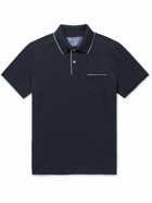 Loro Piana - Regatta Stretch-Cotton Piqué Polo Shirt - Blue