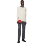 Maison Margiela Off-White Colorblock Turtleneck Sweater