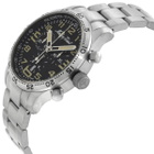 Mathey-Tissot Type 21 Titanium Chronograph Quartz Black Dial Mens Watch H1821CHT3