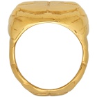 Alan Crocetti Gold Nashash Head Ring