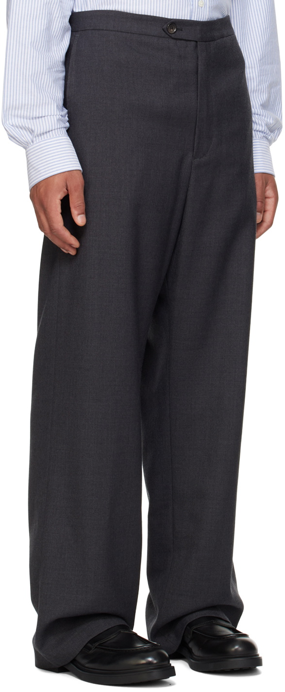 Bally Gray Loose Trousers