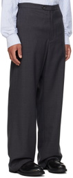 Bally Gray Loose Trousers