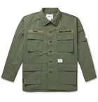 WTAPS - Jungle Embroidered CORDURA and Cotton-Blend Ripstop Overshirt - Green