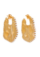 Joanna Laura Constantine Wave 18kt Gold-plated Hoop Earrings - One Size