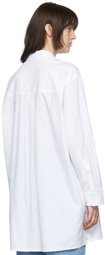 Juun.J White Cotton Mini Dress