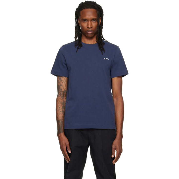 Photo: A.P.C. Navy Oliver T-shirt