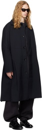 pet-tree-kor Navy Resonance Pleat Coat