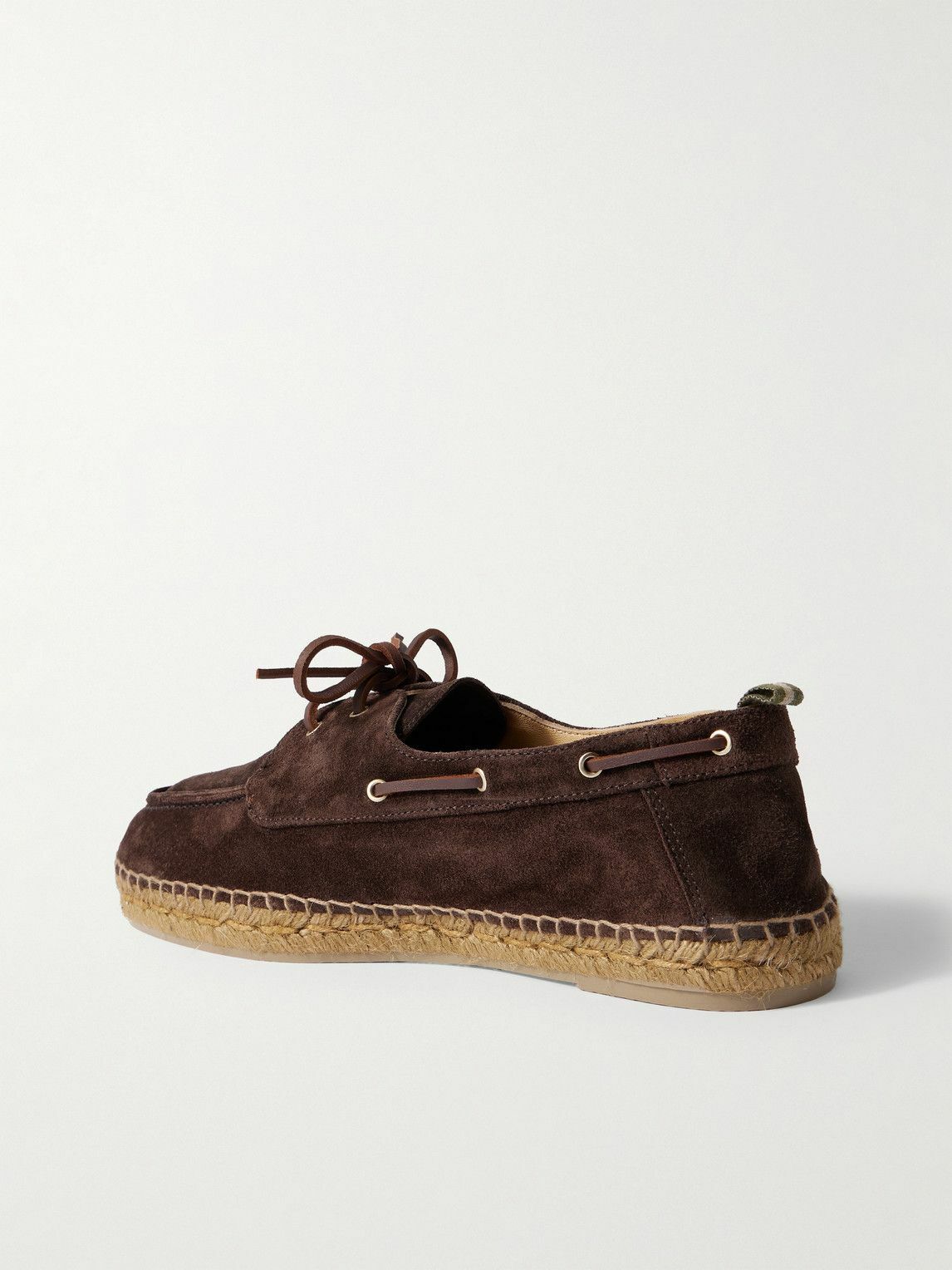 Castañer - Nemo Suede Boat Shoes - Brown