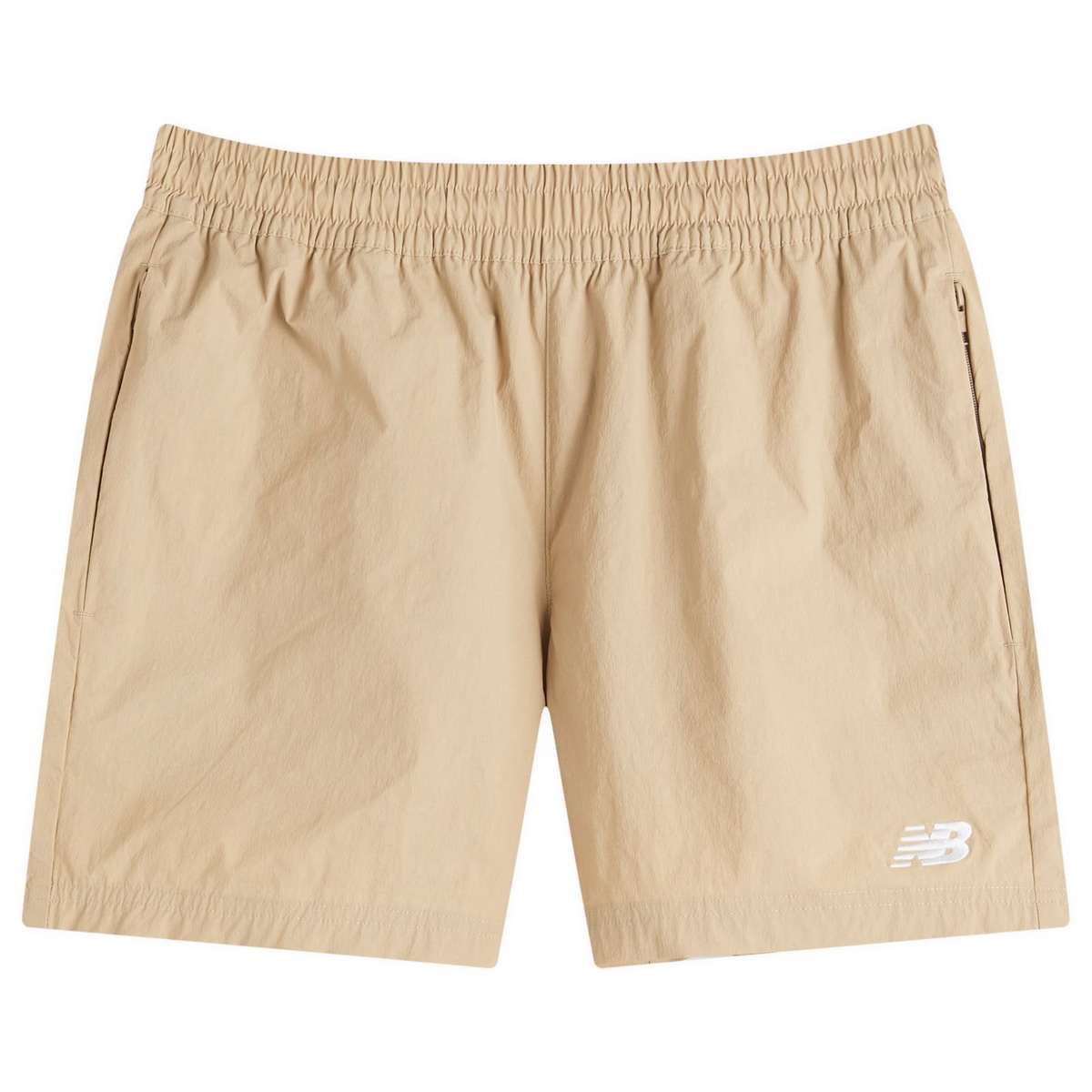 New Balance Athletics Stretch Woven Short 5" in Stoneware