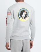 Alpha Industries Mens Sweatshirt Light in Grey