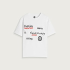 Navinder Nangla Ridickulously Tiring T-Shirt in White/Black/Red