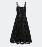 Carolina Herrera Guipure lace cocktail dress